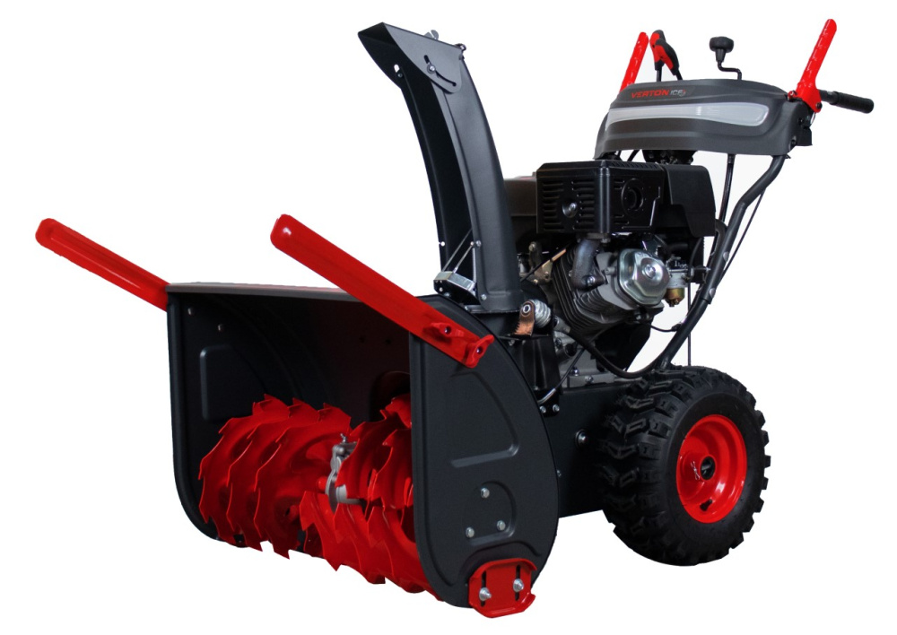 фото SB-1570 LE VERTON Ice Снегоуборщик 11кВт/15,0л.с./420см3, 70х54,5см, 6/2скор, руч/эл.стартер, дальность выброса 17м, фара, 115кг