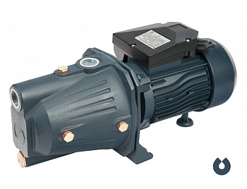 фото JET 80 L UNIPUMP Поверхностный насос 600 Вт, Hmax-38м, Qmax-50 л/мин, вх/вых 1"х1", мах.выс всас 8м, корпус-чугун