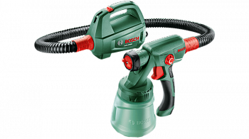 фото PFS 2000 BOSCH Краскопульт сетевой 440 Вт, 1,5м2/мин, бачок 0.8 л, шланг 1,3 м, 2,0 кг