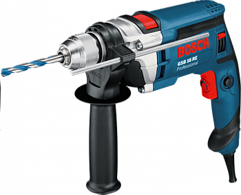 фото GSB 16 RE BOSCH Дрель ударная 750Вт, Auto-Lock, 13мм, БЗП-металл, 18Нм, 0-2800/мин, реверс, кейс, 2,2кг