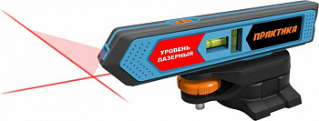 фото ПРАКТИКА Уровень лазерный линейный на подставке; видимость: точка 20м, боковая линия 3 м, резьба 1/4"