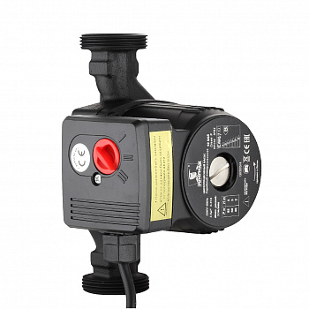 фото GRS25/8 (180мм) PUMPMAN Насос циркуляционный 3 режима 100 Вт, Qmax 2,4м3/ч, Нmax 8 м, вых.отв. 1 1/2"-1"
