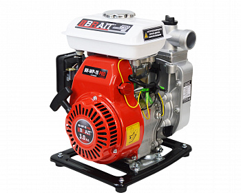 фото BR-WP-15 PRO BRAIT Мотопомпа бензиновая 4Т,  м3/3,0 л.с, 12 м3/час, P-10 м, диам. вх/вых 1 1/2", чистая вода, 15 кг