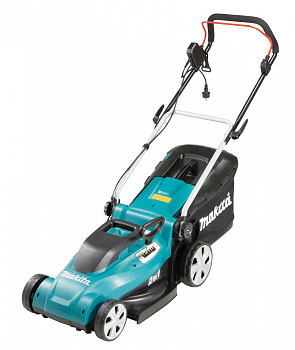фото ELM4120 MAKITA Газонокосилка электрическая 1600 Вт, шир.скаш 41 см, выс.скаш 20-75 мм, травосборник 45 л, 14.5 кг