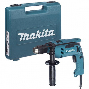 фото HP1641FK MAKITA Дрель ударная 680 Вт, 0-44800 уд/мин, 0-2800 об/мин, БЗП-13 мм, кейс, 1.8 кг
