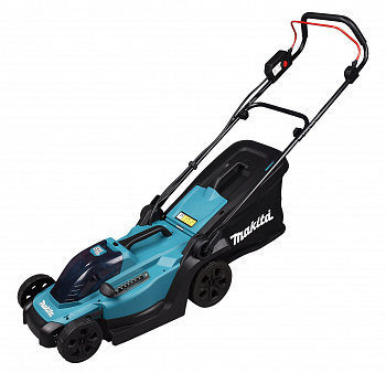 фото DLM330RT MAKITA Газонокосилка аккумуляторная LXT, Li-Ion 1х18Вх5,0Ah, выс.скаш.25-75мм, шир.скаш.33см, объем травосб.30л, 3в1, XPT, 13,2кг