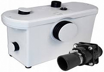 фото WC603 GRANDFAR Канализационная насосная станция 600 Вт, Qmax-14.4 м3/час, Hmax-10 м,  t защиты 90гр, три входа,один выход