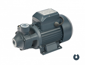 фото QB 60 UNIPUMP Поверхностный вихревой насос 370Вт, Hmax-35м, Qmax-30 л/мин, вх/вых-1", мах выс.всас. 5м, корпус-чугун