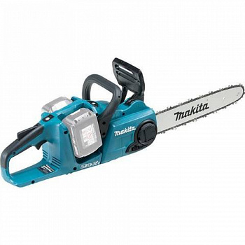 фото DUC353Z MAKITA Пила цепная аккумуляторная Li-Ion, 18+18В, (б\щет), шина 35 см, шаг3/8", 4,7 кг/без АКБ и ЗУ