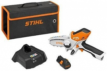фото GTA 26 SET STIHL Кусторез аккумуляторный 10,8V - 2.6 Ah, шина 100мм, 1,2кг