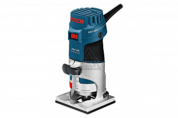 фото GKF 600 BOSCH Фрезер кромочный 600 Вт, цанга 6/8мм, 33000/мин, +направл, упор, кейс, 1,5кг