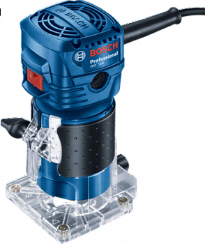 фото GKF 550 BOSCH Фрезер кромочный 550 Вт, цанга 6 мм, 33000 об/мин, 1,4 кг