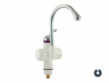фото BEF-001 UNIPUMP Кран-водонагреватель проточного типа 3000Вт, мин.давл 0,04 МПа, макс.давл 0,5 МПа, макс.темп нагрева +60С, НР 1/2"