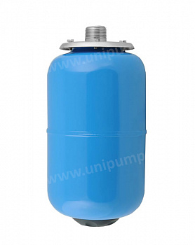 фото UNIPUMP Гидроаккумулятор 5л.(верт), сталь, мембрана - EPDM, d - 152 мм, Н - 305 мм, присоед. размер - 1" 