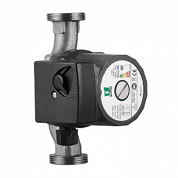 фото GRS-SS25/6 (180мм) PUMPMAN Насос циркуляционный 3 режима 93 Вт, Qmax 3,3 м3/час, Нmax 6 м, вых.отв. 1 1/2"x1"