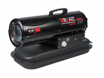 фото BR-15A BRAIT Пушка тепловая дизельная 15кВт, производительность 450м3/ч, бак 19л, расход топлива 1л/ч, дисплей температуры