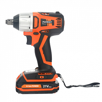 фото BR 210Li 1/2 UES PATRIOT Гайковерт ударный бесщеточный аккумуляторный 21V Max (18 вольт), 2 Ah х 2 Li-on, 280 Нм, 2600 об/мин, 3,4 кг