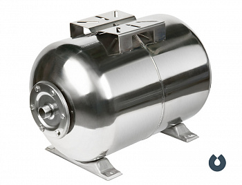 фото UNIPUMP Гидроаккумулятор 50л.(гор), нерж. сталь, мембрана - EPDM, d - 330 мм, Н - 355 мм, присоед. размер - 1"