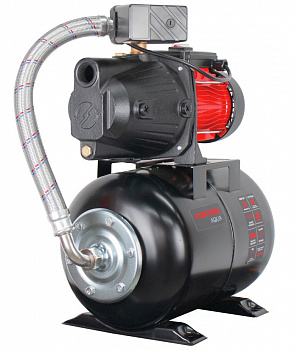 фото PS1400CL/24 VERTON AQUA Насосная станция автоматическая 1400 Вт, Hmax-56 м, Qmax-66 л/мин, корпус-чугун, Г-24 л, вх/вых отв 1"х1", 22 кг