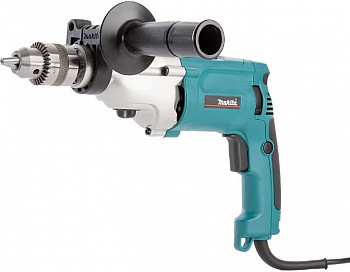 фото HP2070 MAKITA Дрель ударная 1010 Вт, 2-х скор. 0-24000/0-58000 уд/мин, 0-1200/0-2900 об/мин, кулачковый патрон-13 мм, расцепл. муфта, кейс, 2,6 кг